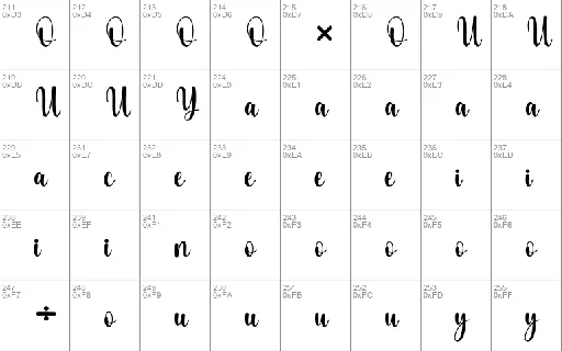 Naturales font