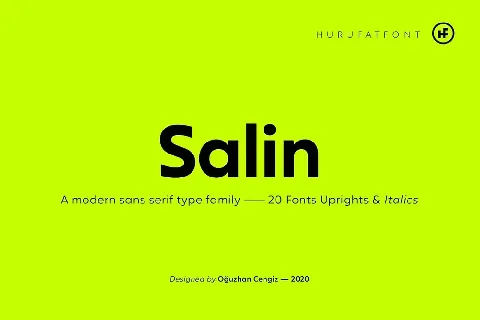 Salin Family font