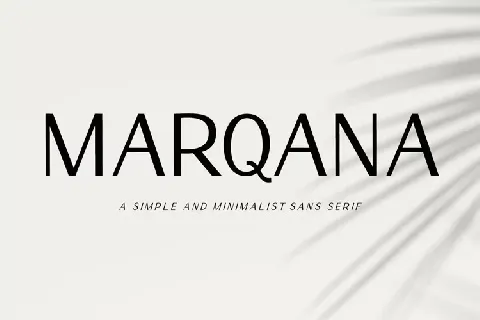 Marqana font
