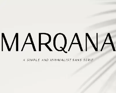 Marqana font
