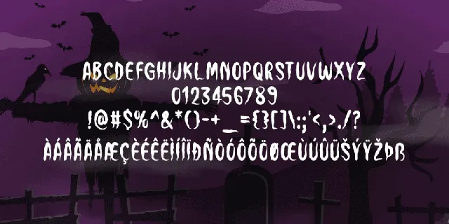 Haunting font