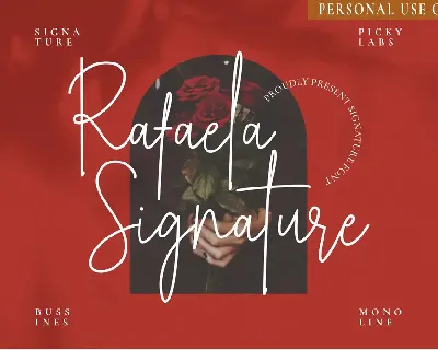 Rafaela Signature font