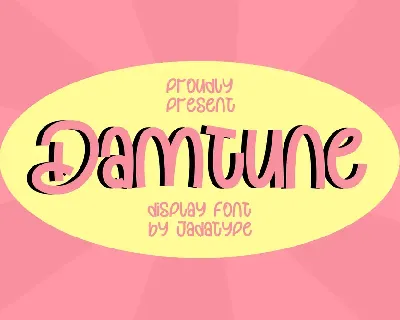 Damtune font