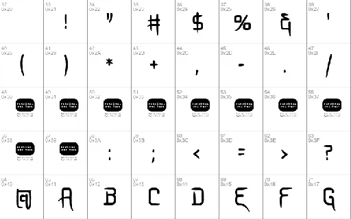 Qetod font