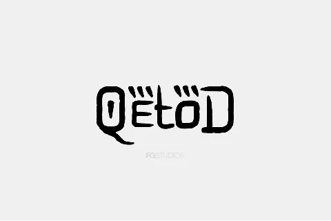 Qetod font