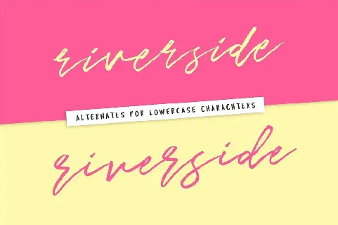 Riverside Avenue Script font