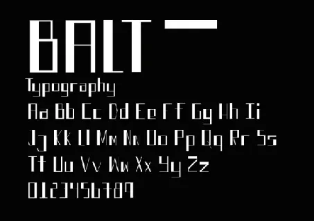 The Balt font