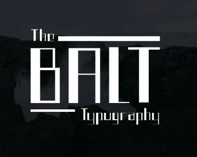 The Balt font