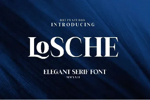 Losche font