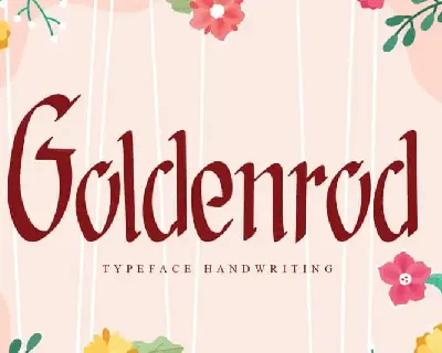 Goldenrod Script font