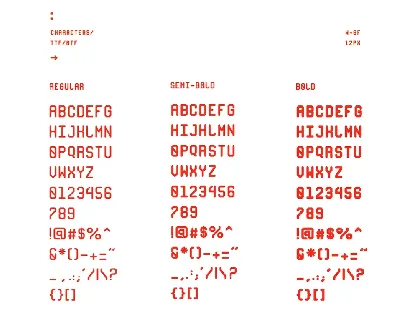 MONO RGOâ„¢ Typeface font