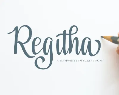 Regitha Script font
