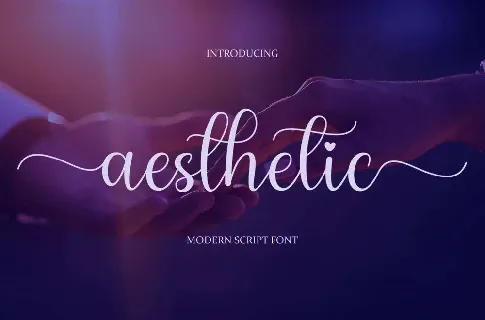 Aesthetic font
