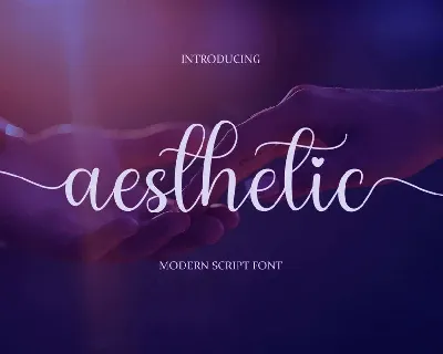 Aesthetic font