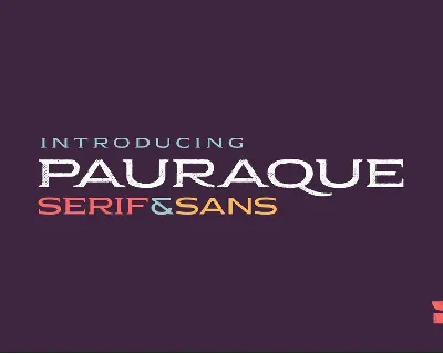 Pauraque_Serif_Rough font