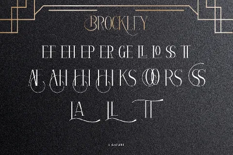 Brockley Demo font