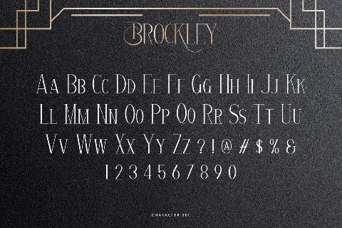 Brockley Demo font