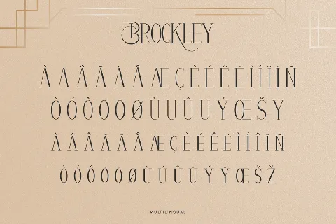 Brockley Demo font