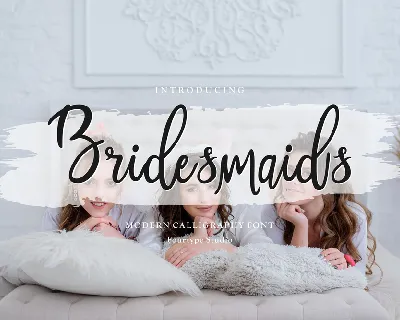 Bridesmaids font