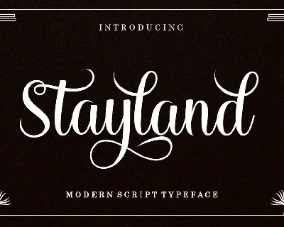 Stayland font