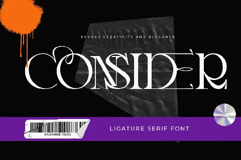 CONSIDER DEMO font