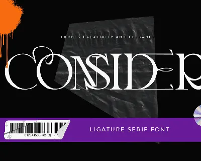 CONSIDER DEMO font