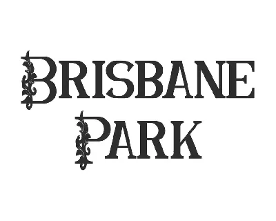 BrisbaneParkDemo font