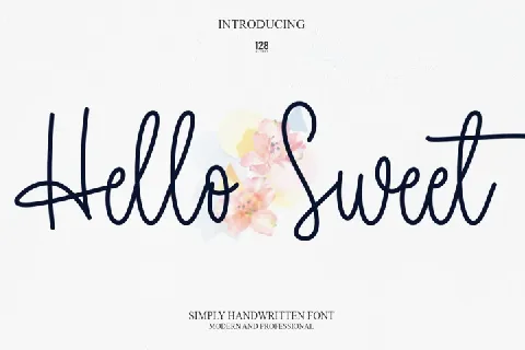 Hello Sweet font