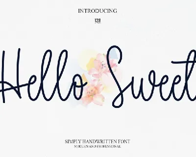 Hello Sweet font