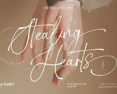 Stealing Hearts font