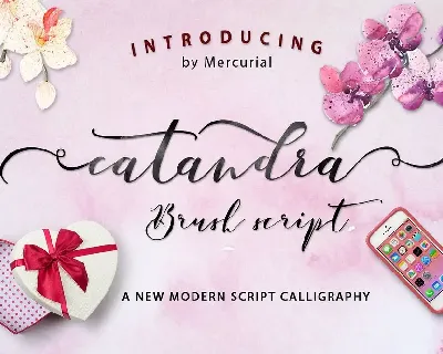 Catandra Brush Script font
