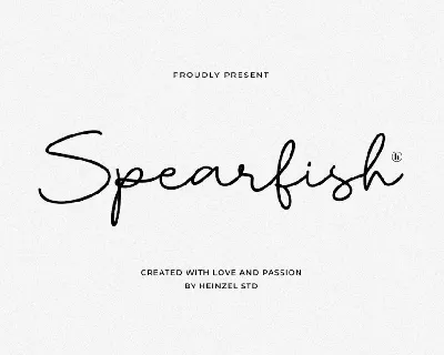 Spearfish font