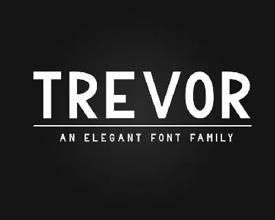 Trevor Sans Serif Family font