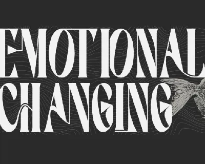 Emotional Changing font