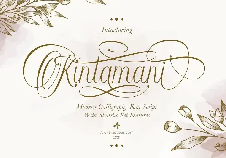 Kintamani Script Free font