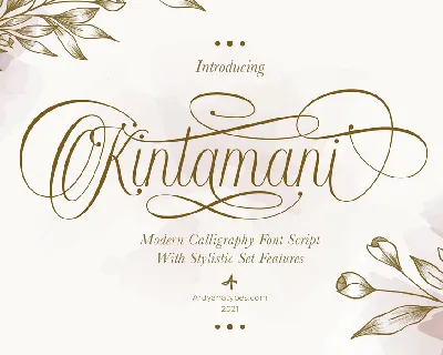 Kintamani Script Free font