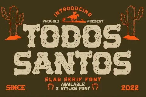 Todos Santos font