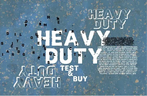 Vtks HeavyDuty font