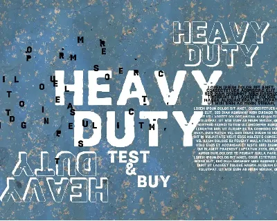 Vtks HeavyDuty font