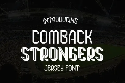 Comback Strongers font