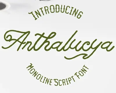 Anthalucya font