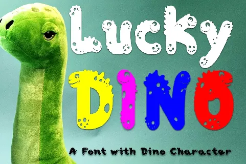 Lucky Dino font