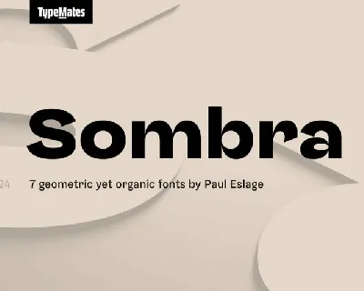 Sombra Family font