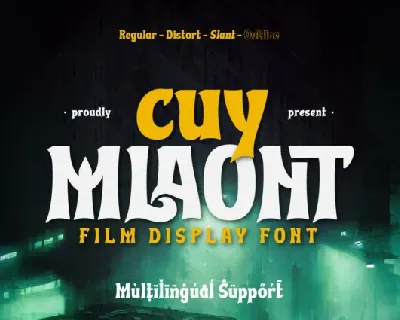 Cuy Mlaont font