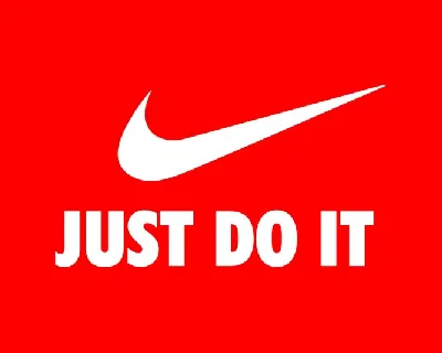 Just Do It Logo font