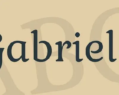 Gabriela font