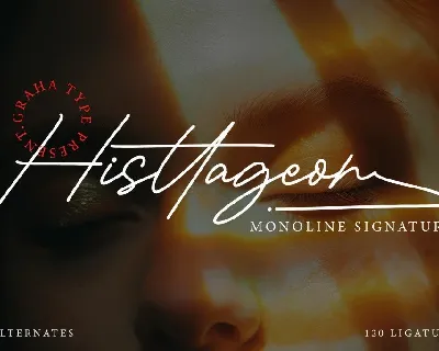 Histtageon DEMO font