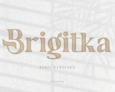 Brigitka font