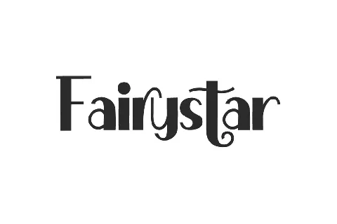 Fairystar Demo font