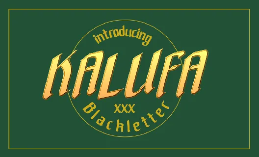 Kalufa font